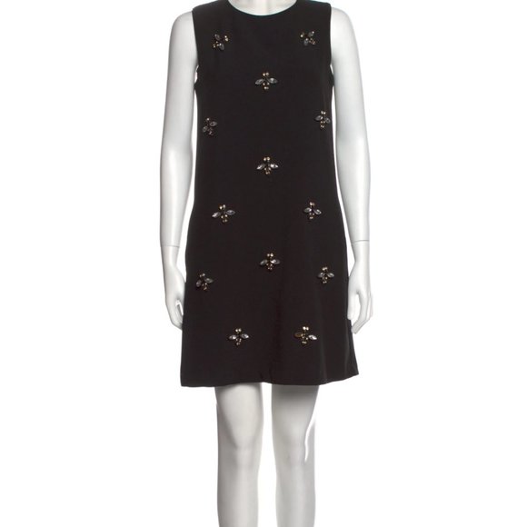 Nicole Miller Rhinestone Bee Shift Dress - Never Worn - Picture 1 of 6